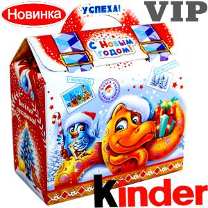 Сладкий подарок на Новый Год в жестяной упаковке весом 1200 грамм по цене 1762 руб в Нефтекамске