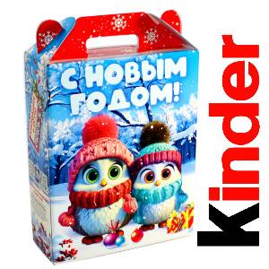 Детский подарок на Новый Год в жестяной упаковке весом 830 грамм по цене 3297 руб в Нефтекамске